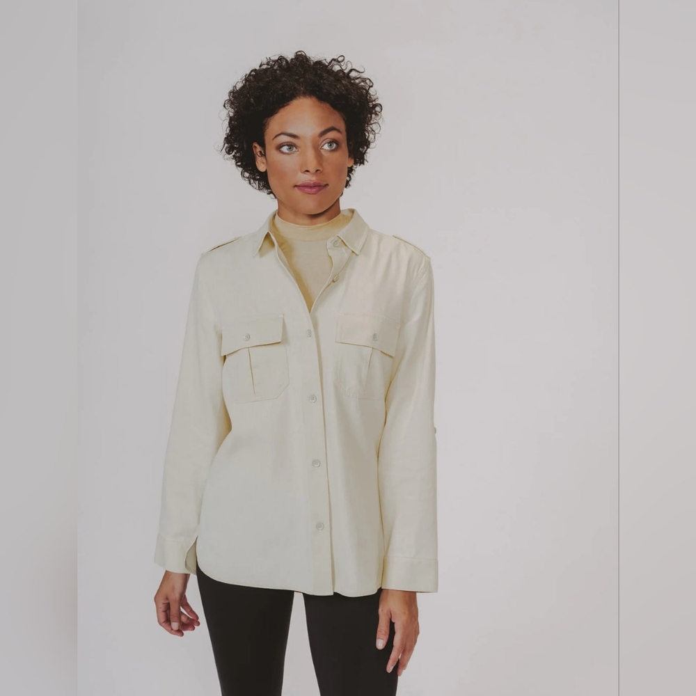 Normal Brand Women's Military Overshirt - Picture 2 of 13